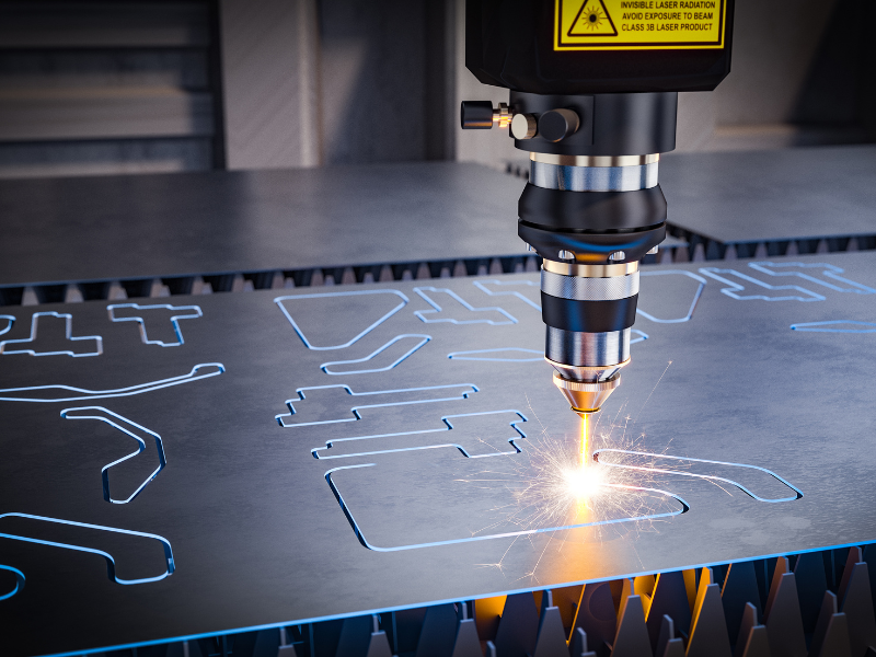 precision laser metal cutting